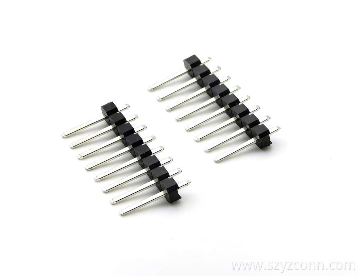 3.5mm Pitch Automotive Pin header Connector Single Row Straight H2.4mm 1*8P 3.5mm Pitch Automotive Pin header Connector Single Row Straight H2.4mm 1*8P
